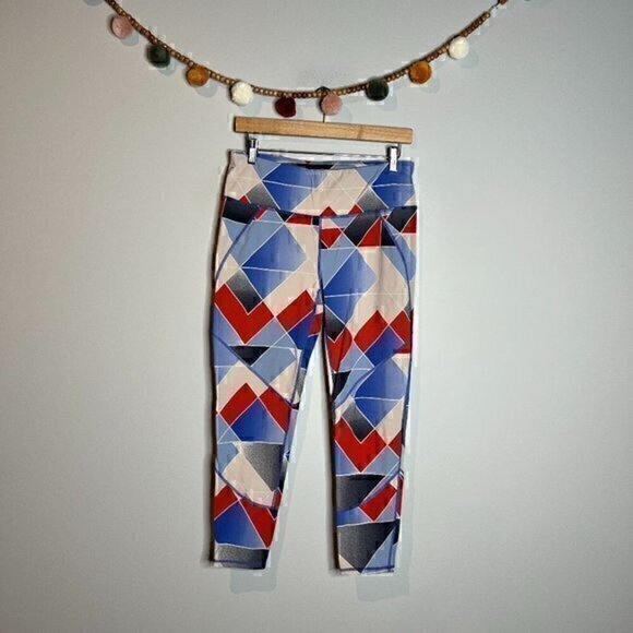 Sweaty Betty patterned cropped athletic leggings - Picture 1 of 4